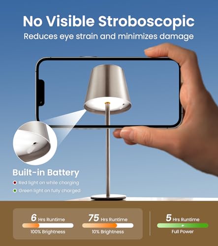 3 Pack Cordless Table Lamp (3 Count)