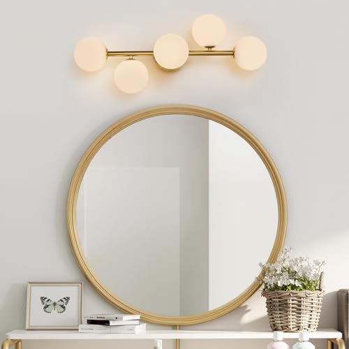 Gold Bathroom Vanity Light Fixtures
