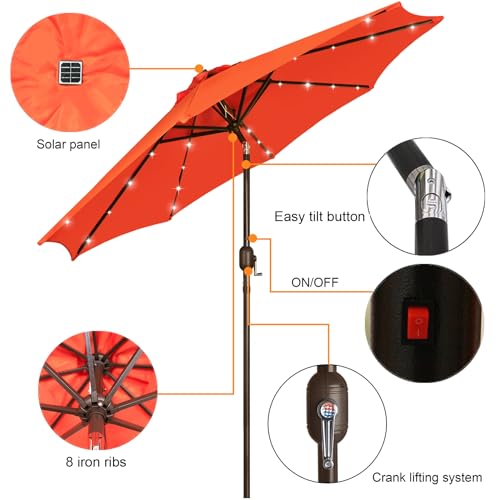 9 ft Solar Umbrella