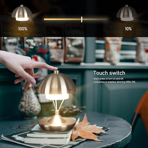 Modern Table Lamp Cordless Portable Desk Lamp