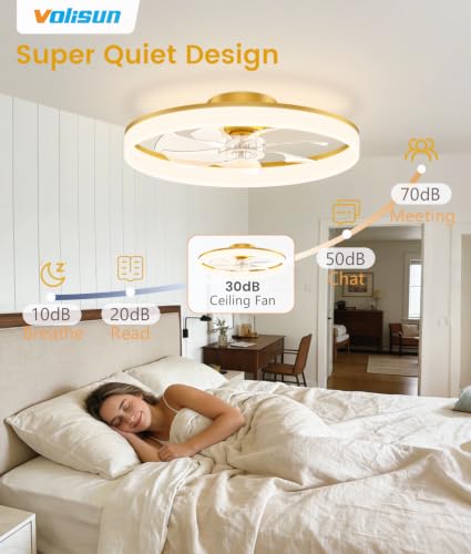 Low Profile Ceiling Fans with Lights and Remote