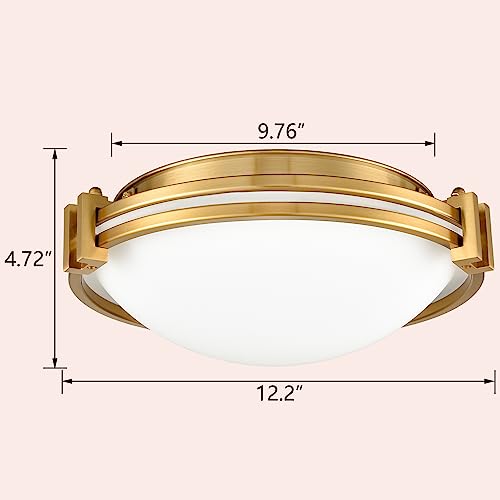 Modern Gold Flush Mount Ceiling Light