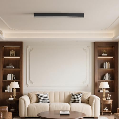 Black ceiling light LED