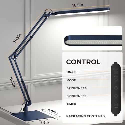 LED Desk Lamp with Slim Base