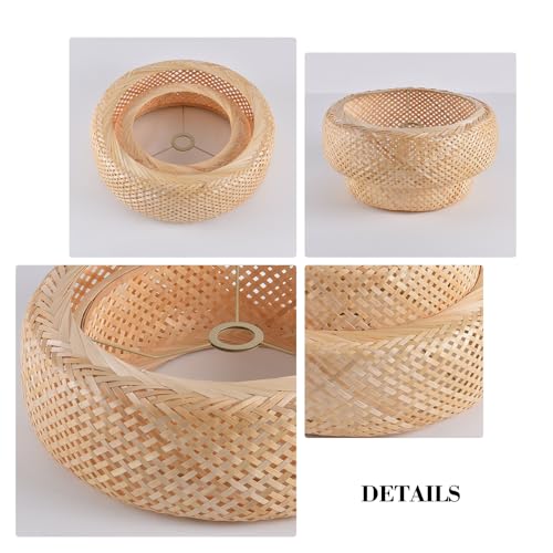 13.8" Bamboo Lamp Shade