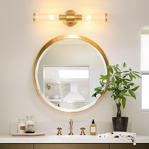 Gold Battery Operated Wall Sconces 1 Pack
