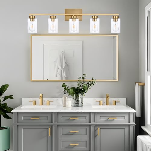 5 Light Bathroom Vanity Light Fixtures