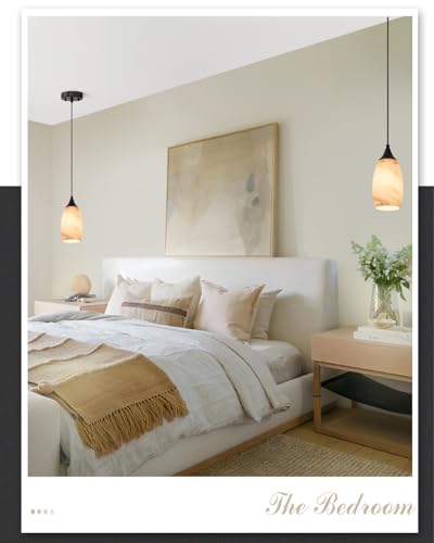 Vintage Art Brown Stripe Pendant Lighting