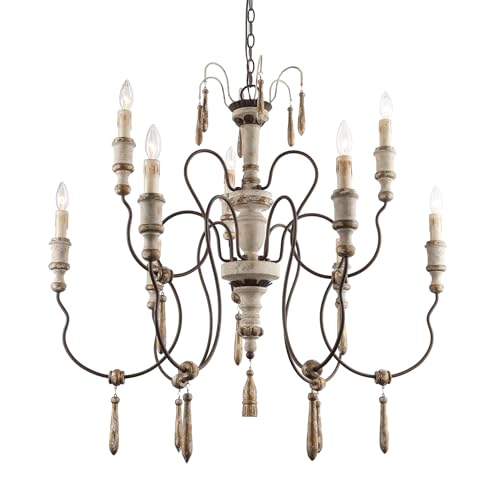 LNC 39'' Large Farmhouse Chandelier