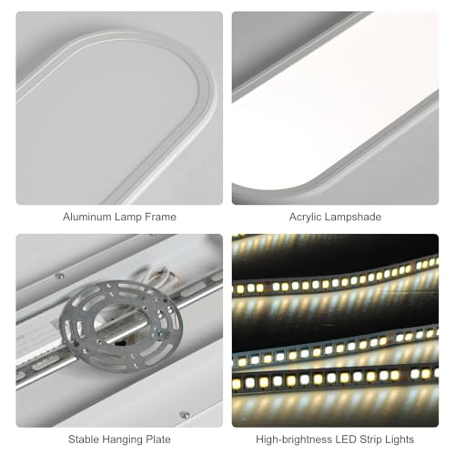 55 Inch Dimmable LED Linear Ceiling Light