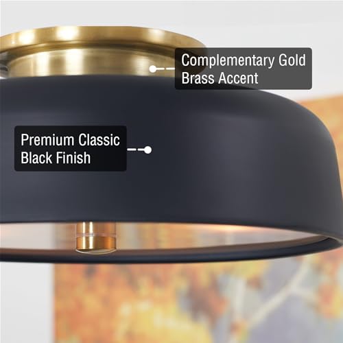 Gianna 12" Modern Semi Flush Mount Ceiling Light for Hallway