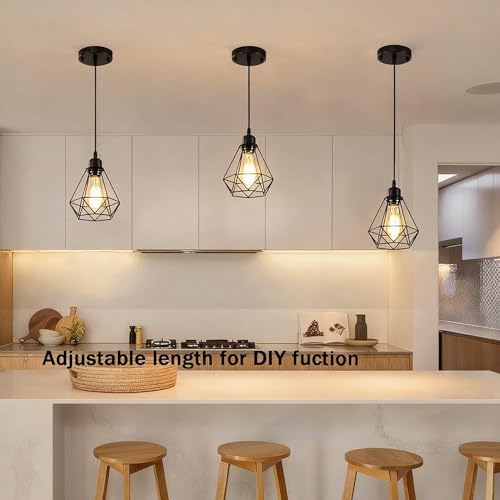 Farmhouse Pendant Lights 2 Pack for Kitchen Island (2 Count)
