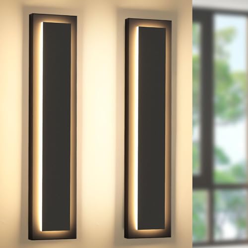 Modern Outdoor Wall Lights (2 Count)