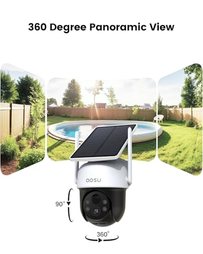 Solar Camera Outdoor Wireless for Home Surveillance