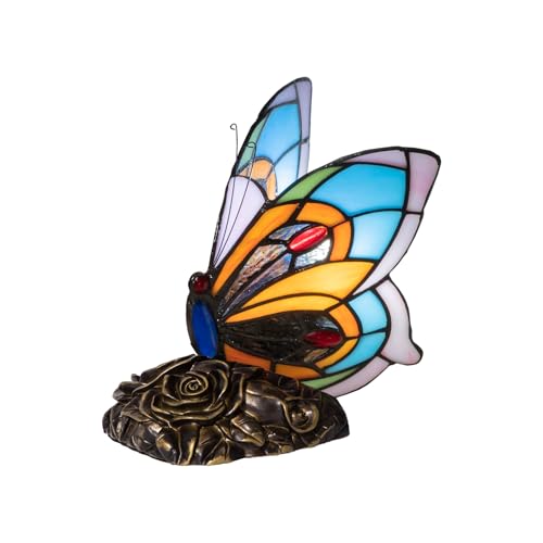 Tiffany Style Butterfly Lamp
