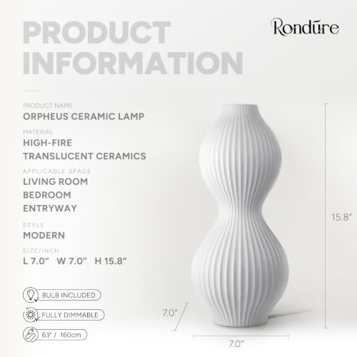 Modern Ceramic Decorative Table Lamp Living Room Bedroom Bedside