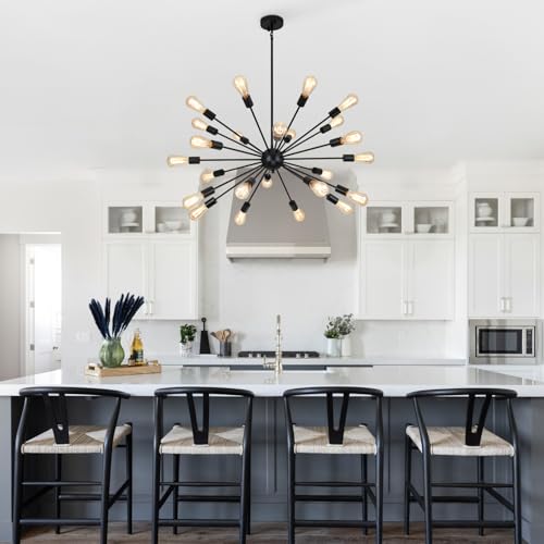 Large Black Chandelier