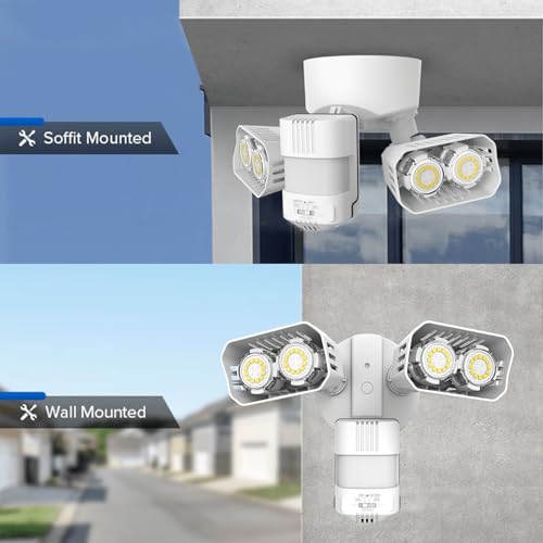 28W 3500LM Motion Sensor Outdoor Lights