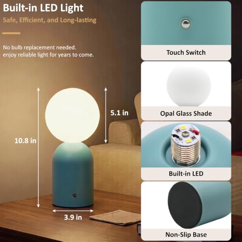 10.8” Cordless Rechargeable LED Table Lamp