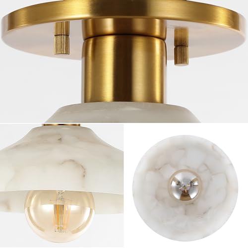 Amara 1 Light Semi Flush Mount Metal 10"