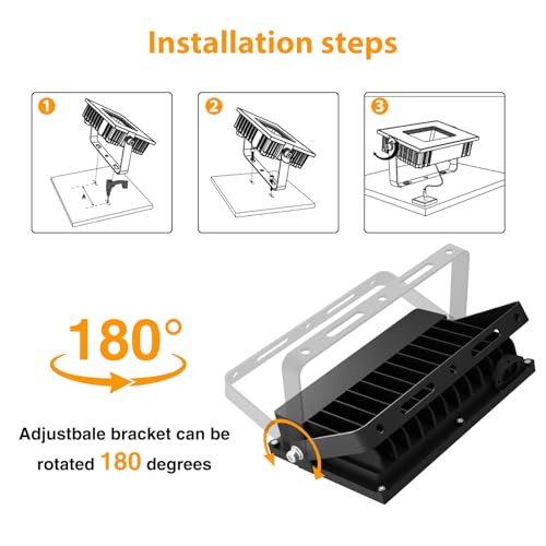120W Flood Lights Outdoor (4 Count)