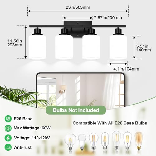 4 Light Bathroom Light Fixtures