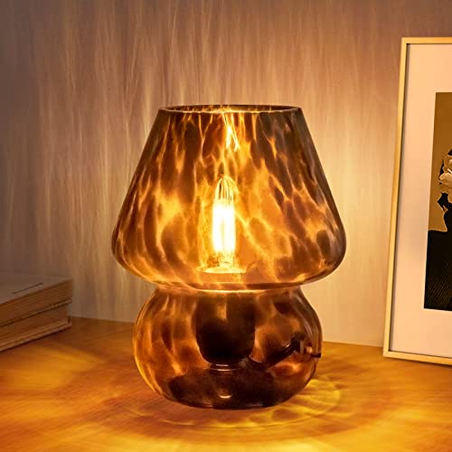 Mushroom Lamp Small Vintage Table Lamp for Bedroom Nightstand