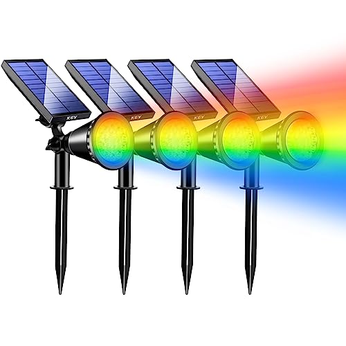 Solar Spot Lights Outdoor (4 Count)