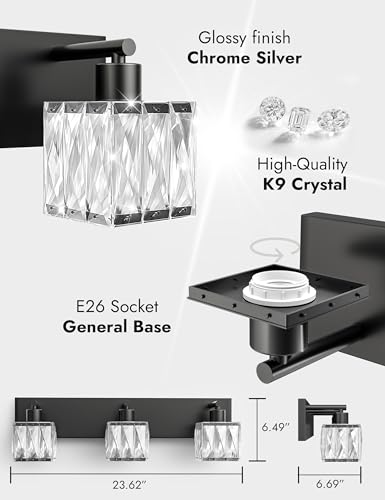 Black Bathroom Light Fixtures
