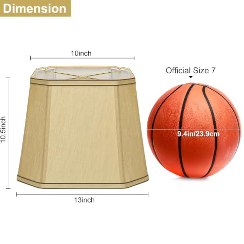 Rectangle Cut Corner Lamp Shades Set of 2 (2 Count)