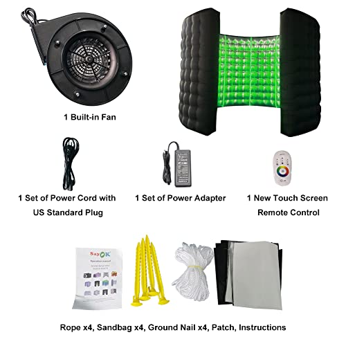 360 Photo Booth led Light Wall Silver Reflective Background LED Light Suitable for Birthday Parties