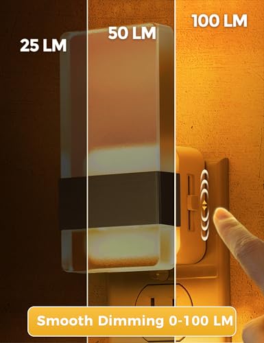 Night Light Amber Night Lights Plug Into Wall (2 Count)