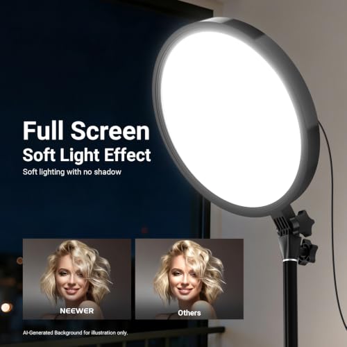 Basics 13" 45W Large Ring Light with 66" Stand