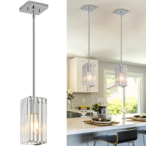Modern Crystal Pendant Lights Kitchen Island