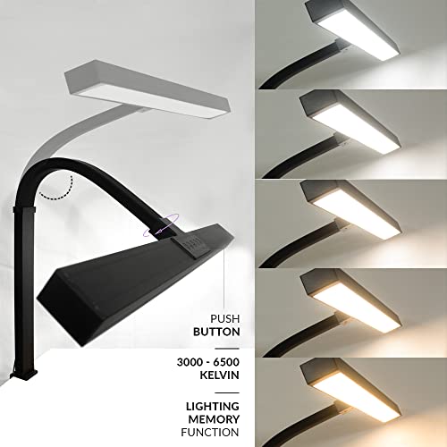 3 000 Lumens LED Desk Lamp with Clamp