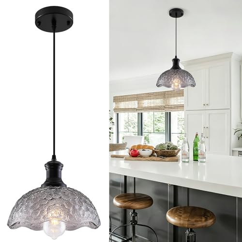 Vintage Pendant Light (Gray / 1 Pack)