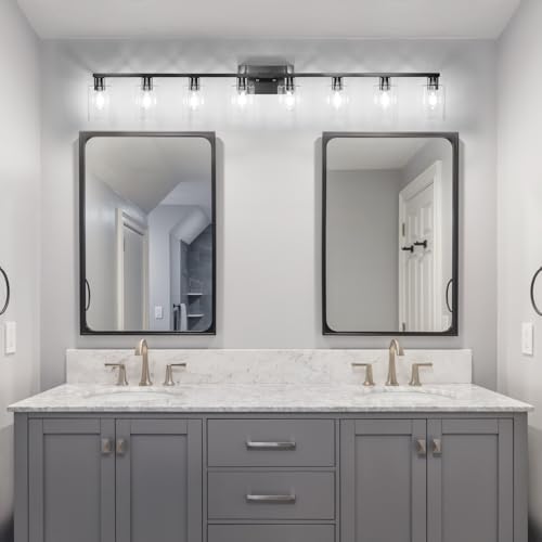 8 Light Brushed Nickel Vanity Light Fixtures