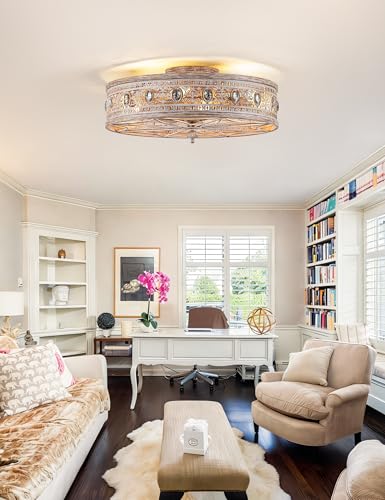 Rustic Chandelier Ceiling Fan with Light