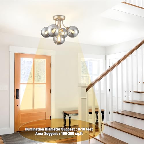 Sputnik Ceiling Light Fixture 5