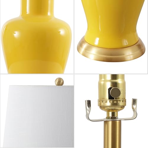Julian Classic Ceramic Urn Metal LED Table Lamp 29"