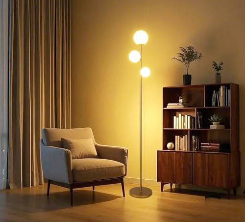 3 Globe Floor Lamp Mid Century Modern
