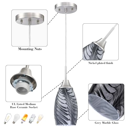 Mini Glass Pendant Light