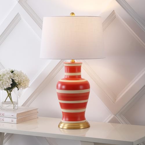 Julian Classic Ceramic Urn Metal LED Table Lamp 29"