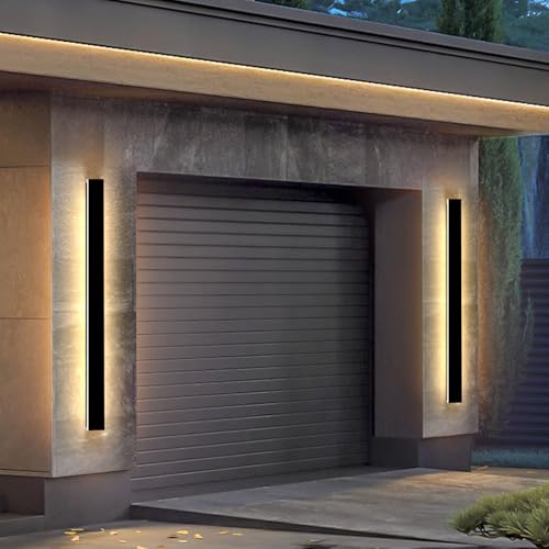 2 Pack 47 inch Outdoor Wall Lights Modern Long Wall Sconce (2 Count)