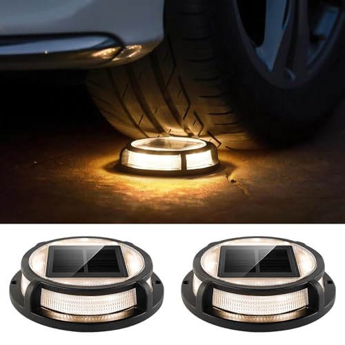 2 Pack Solar Deck Lights (2 Count)