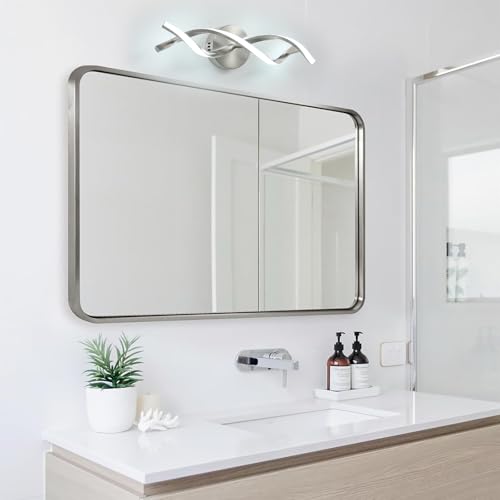 Modern Nickel LED Vanity Lighting