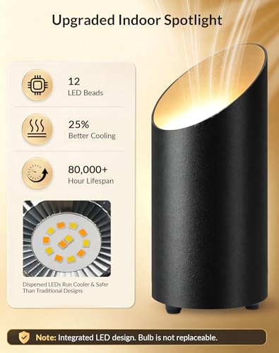 2 Pack Uplights Indoor Floor Can Lights (2 Count)