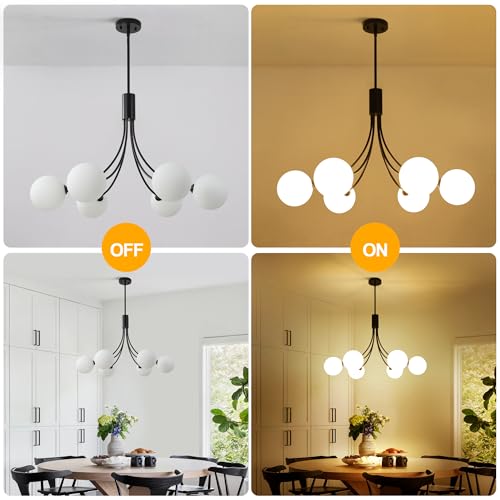 Black Sputnik Chandelier