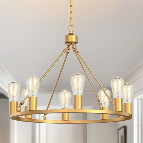 Wagon Wheel Chandelier (8 Count)