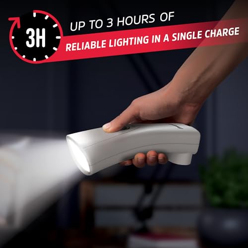 Auto On LED Flashlights Rechargeable (3 Count)